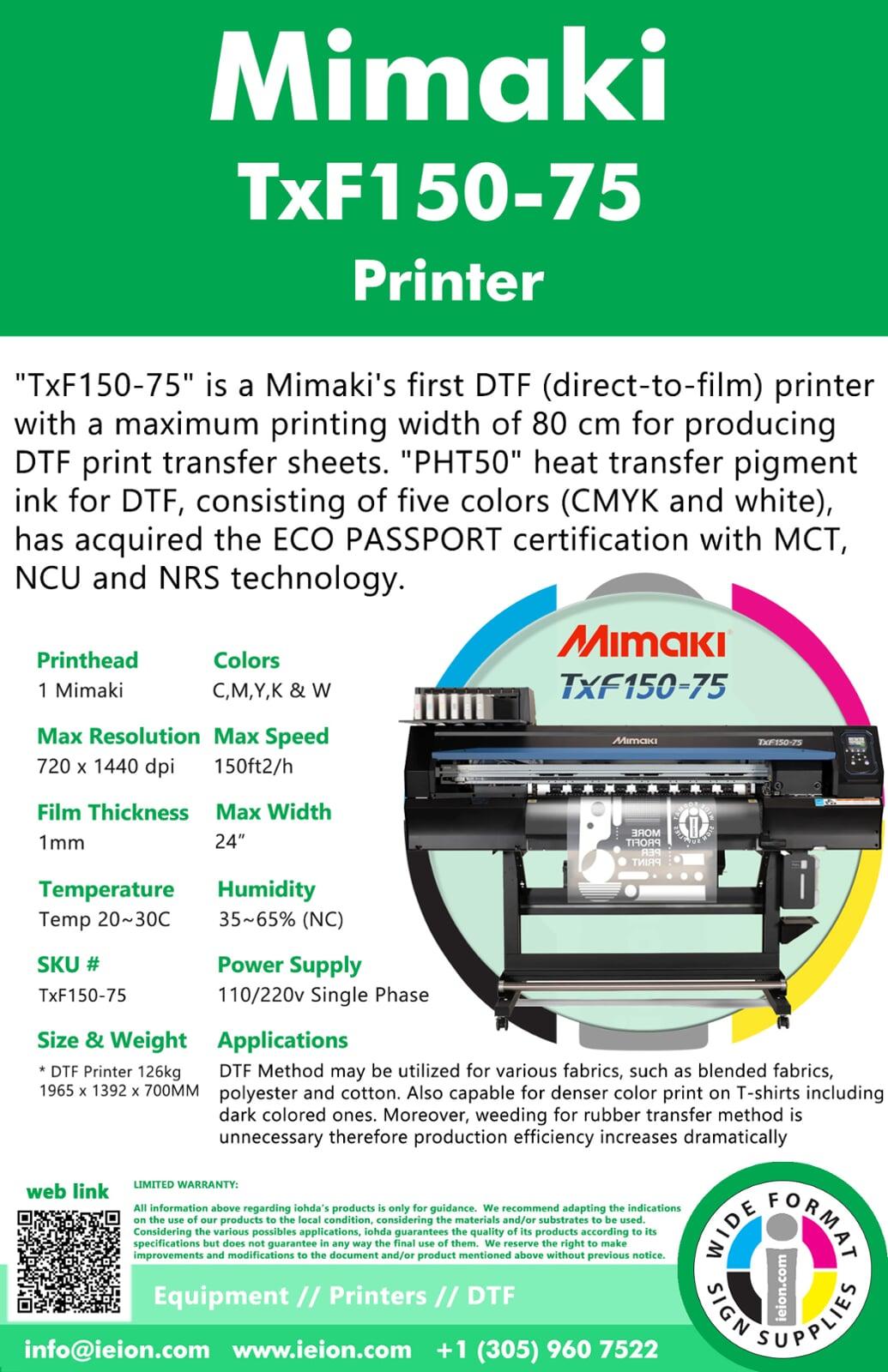 Série TxF - Mimaki Europe